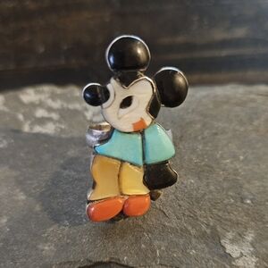 Zunitoon Micky Mouse Inlay Ring